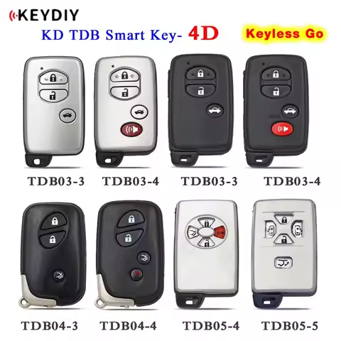 KEYDIY KD 4D Smart Key Universal Remote TDB03 TDB04 TDB05 for Toyota Lexus FCCID:0140 3370 5290 0500