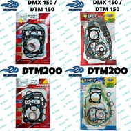 Demak DTM 150 200 DMX 150 / SKYLINE 200  Overhaul Enjine Gasket Complete Top Set Block Head O-ring V
