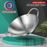 Onomane 28cm Frying Pan / Frying Pan Stainless Steel Non-Stick Frying Pan