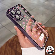 Luxury Plating Phone Case For Realme C67 C65 C60 C15 C25 C25S C30 C30S C55 C53 C51 C35 C33 C31 C21Y 