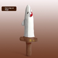 QIAOSHANG | Đồ Chơi Búp Bê Cá Mập Đáng Yêu và Hài Hước Kiểu Kiếm