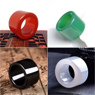 Colorful Agate Ring Ring Ring Ring Ring Chalcedony Multi-Color Optional Men's Ring Chalcedony Agate 