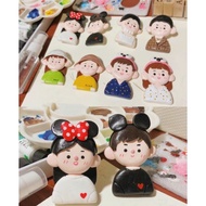 handmade clay figure wedding gift birthday gift ideas