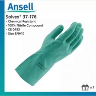 Ansell AlphaTec® Solvex® 37-176 Versatile unlined 15 mil Chemical Resistance glove / protection Glov