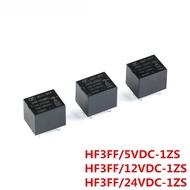 5Pcs 10A Relay HF3FF - JQC - 3FF - 5VDC - 1ZS 12VDC -1ZS 24VDC-1ZS(551) 5Pin DIP5 HF- JQC-3FF - 5V 9