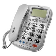"高雄實體店面" 台灣三洋SANLUX TEL-839 助聽電話 大音量 聽筒大音量 老人電話機 (銀色)