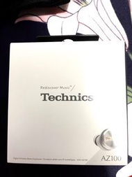 未開封有保養 全新Technics AZ100真無線藍芽耳機 銀色