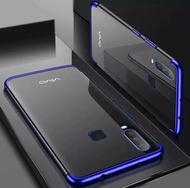 Case Vivo Y11 2019 เคสวีโว่ vivo Y11 เคสนิ่ม TPU เคสใสขอบสี เคสสวยและบาง เคส Vivo Y11