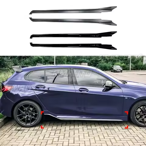 For BMW 1 Series F40 CarCar Side Skirt LipSide Skirt Spoiler Guard Kit For BMW 1 Series F40 M Sport