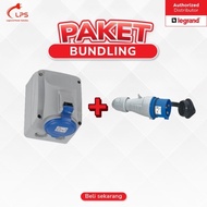 Surface Socket Mounting + Plug 3 PIN 2 Phase 16A IP44 Legrand