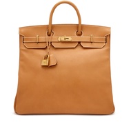 Hermès Naturelle Vache Liegee HAC Birkin 40 Gold Hardware, 1990
