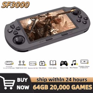 SF3000 Retro Handheld Video Game Console Classic Games Pocket Player with 4.5 Inch IPS Screen 3000mA