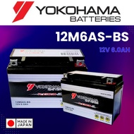 12M6AS-BS YOKOHAMA BATTERY GEL YAMAHA SUZUKI MODENAS MR2 DEMAK DTM150 DZM200 ( 12V 6AH ) RUNFIRE2020