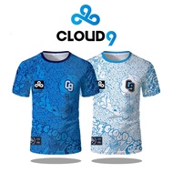 Esports Club Cloud9 Jersey C9 T-shirt League Of Legends CSGO Game Training Uniform Men's And Women's