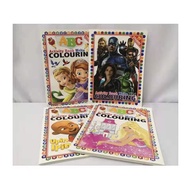 KID CARTOON STICKERS ACTIVITY & COLORING BOOK / COLORING BOOK / ACTIVITY BOOK / KIDS LEARNING