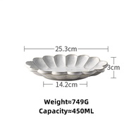 OMK Vintage style rough pottery craft tableware dining set ceramic dinner plates bowl soy sauce dish