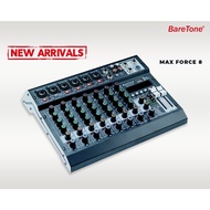 Baretone Max Force8 Audio MIxer - Professional 8-channel MIxer