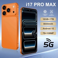 Latest I17Pro Max 16GB+1TB Smartphone 7.3-inch HD Display Android Smartphone
