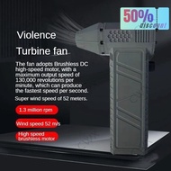 130000 RPM Violent Fan High speed brushless motor Handheld hurricane turbine fan Stepless speed regu