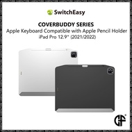Switcheasy Coverbuddy Case for iPad Pro 12.9" (2021/2022) Apple Keyboard Compatible with Apple Pencil Holder