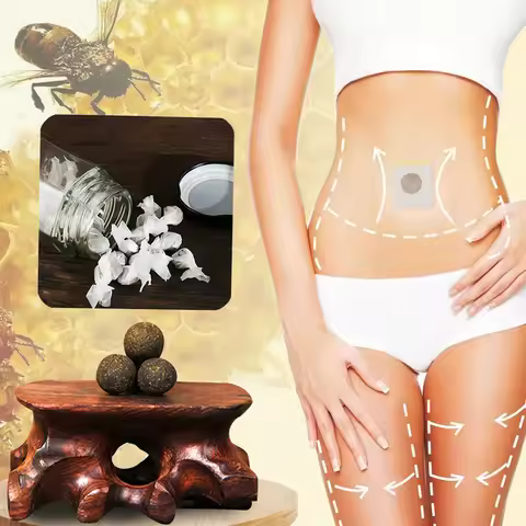 Body Shaping Patches Honey Belly Toning Pill Fast Burning Fat Lymphatic Improve Stomach Belly Slimmi