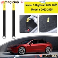MAGICIAN Rear Door Safety Pull Rope, Flocking Safe Emergency Release Strip, Plug Play Car Emergency 