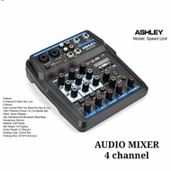 MIXER AUDIO ASHLEY 4 CHANNEL USB BLUETOOTH SOUNDCARD