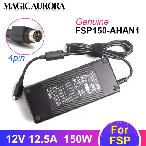 Genuine For FSP 12V 12.5A AC Adapter Charger FSP150-AHAN1 Power Supply For QNAP TS-409 TS-410 TS-412