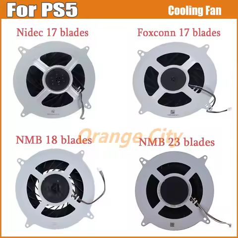 1PC Original New 23 Blades 12047GA-12M-WB-01 DC12V 2.4A Cooling Fan For PS5 17 Blades For PS5 18 Bla