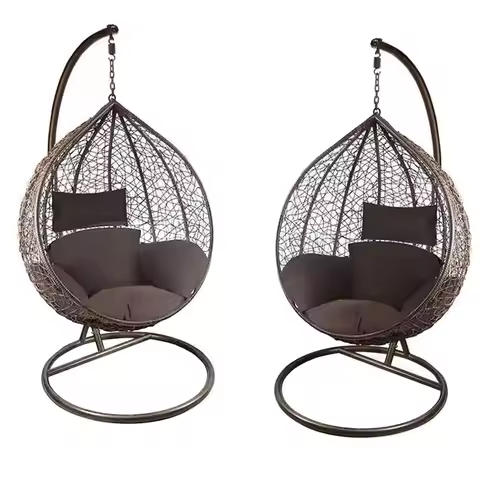 Modern Garden Outdoor Furniture Garden Swing Chair Hanging Egg Chair LowPrice Manufacturers Sell Rat