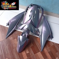 Body motor Honda Beat karbu repaint grey lembayung