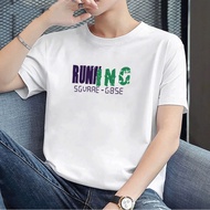 24 hour"Garfield cartoon printed short sleeved T-shirt formen and women, loose casual topA35"