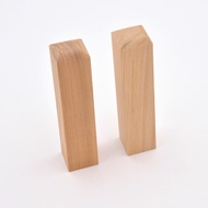 Sinoche Taiwan Cypress Six-Point Seal Square Pair Height 8.3cm Width 1.8cm 6-Point Side Customized L