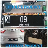 Setneg DpR.Ri Official model License Plate Holder. Folding slidding license plate holder