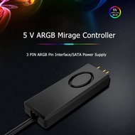 5V 3Pin SATA Supply ARGB Controller for Computer Case CPU Fan LED Strip