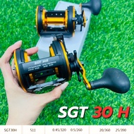 รอกเบทกลม LIZARD รอกตกปลาตัวใหญ่ SGT 30/50 หมุนขวา สปูนเหล็ก เเรงดึงสูง 20 KG พร้อมส่ง