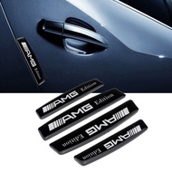 4pcs/set Car Door Protection Sticker for  Mercedes Benz AMG W176 W204 W205 W211 W212 W213 W463 A45 C63 G63 G500 Door Protector Decoration