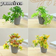 YUMEIREN Artificial Bonsai Plant, Artificial Spider Plant Fake Plant Fake Potted Plant,  Bonsai with