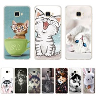 A22-Pet theme soft CPU Silicone Printing Anti-fall Back CoverIphone For Samsung Galaxy c5/c5 pro/c7/c7 pro/c9 pro