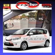 UV99% TINTED Perodua Alza Black hitam Tinted 4Door 4Tingkap Siap Potong Alza tinted kereta alza tint