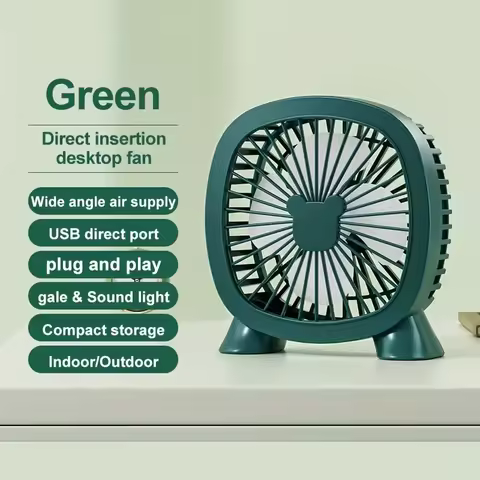 Mini USB Rechargeable Table Fan Portable Desktop Small Fan For Student Dormitory Computer Summer Gad