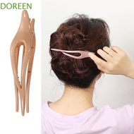 DOREEN Morandi Hair Clips Plastic Ladies Morandi Color Dripping Fashion Korean Hairpin