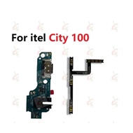 Power switch volume button on off flex for itel City 100 Sub charging Board Itel C671L