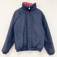 Moncler x ASICS 羽絨服，海軍藍，尺寸 98-6，古著。