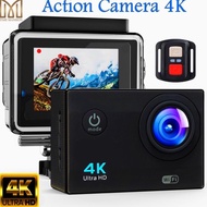 LAYAR [cod available] Action Camera Sportcam 4k 2 LCD Camera Sport cam 2 Screen + Remote