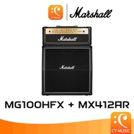 Marshall MG100HFX + MX412AR Guitar Amplifier แอมป์กีตาร์ MG 100 HFX MX 412 AR