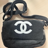Chanel 黑色毛巾包 VIP贈品