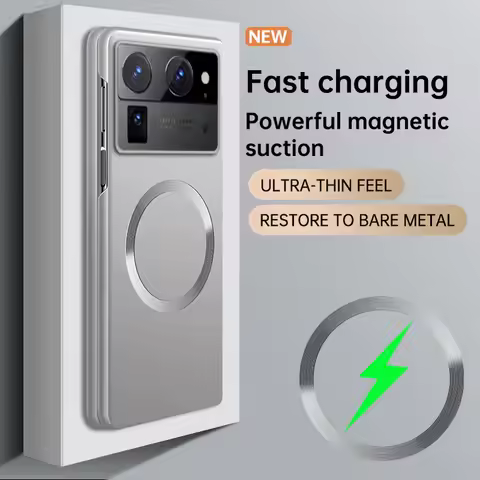 Slim Bezels Magsafe Magnetic Case for Tecno Phantom V Fold2 tecno V fold Slim Hard Camera Protect Co