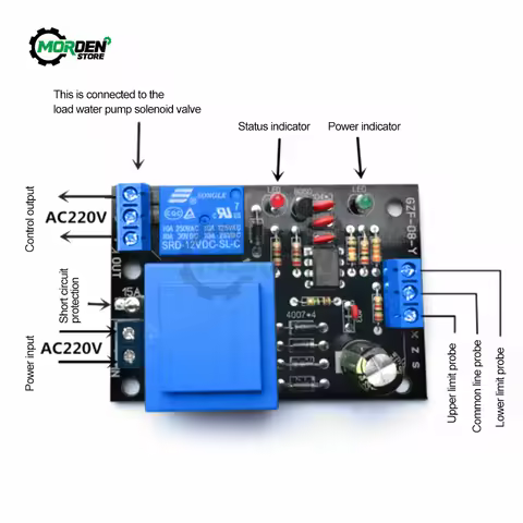 Water Level Controller Automatic Water Level Controller Water Level Switch Automatic Pumping Water D