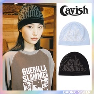 [ CAVISH ] GUERILLA SLAMMERS JACQUARD BEANIE -2color korea 100% authentic